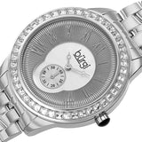 Burgi Silver Dial Stainless Steel Case Ladies Watch BUR106SS - The Watches Men & Co #2