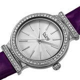 Burgi Swarovski Crystals Quartz Silver Dial Ladies Watch BUR230PU - The Watches Men & Co #2