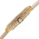 Burgi Swirl Quartz White Dial Ladies Watch BUR209YG - The Watches Men & Co #3