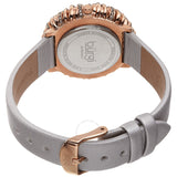 Burgi Twisted Bezel Quartz Grey Dial Ladies Watch BUR255GY - The Watches Men & Co #4