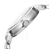Burgi White Mother of Pearl Dial Stainless Steel Bracelet Ladies Watch BUR084SS - The Watches Men & Co #4