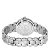 Burgi White Mother of Pearl Dial Stainless Steel Bracelet Ladies Watch BUR084SS - The Watches Men & Co #3