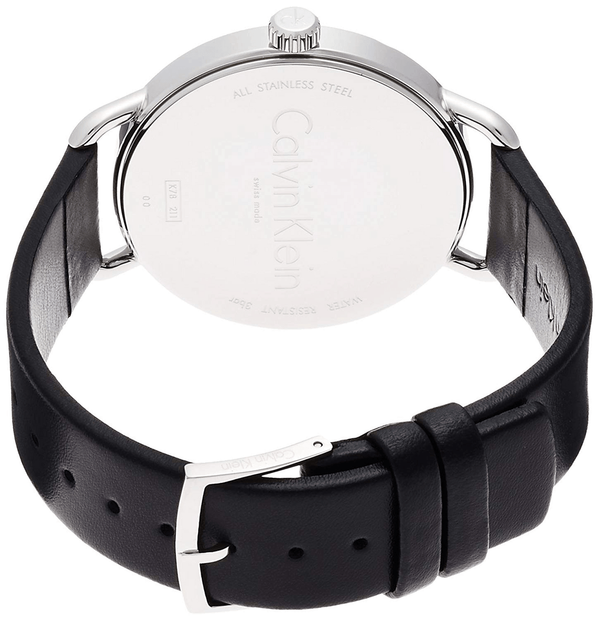 Stainless steel caseback of Calvin Klein City Lady watch K2G23107