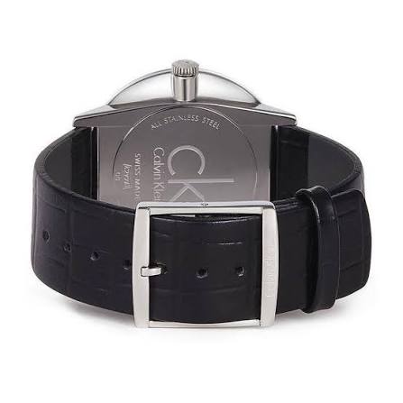 Calvin Klein K2Y2Y1CU case back showing stainless steel with engraved branding