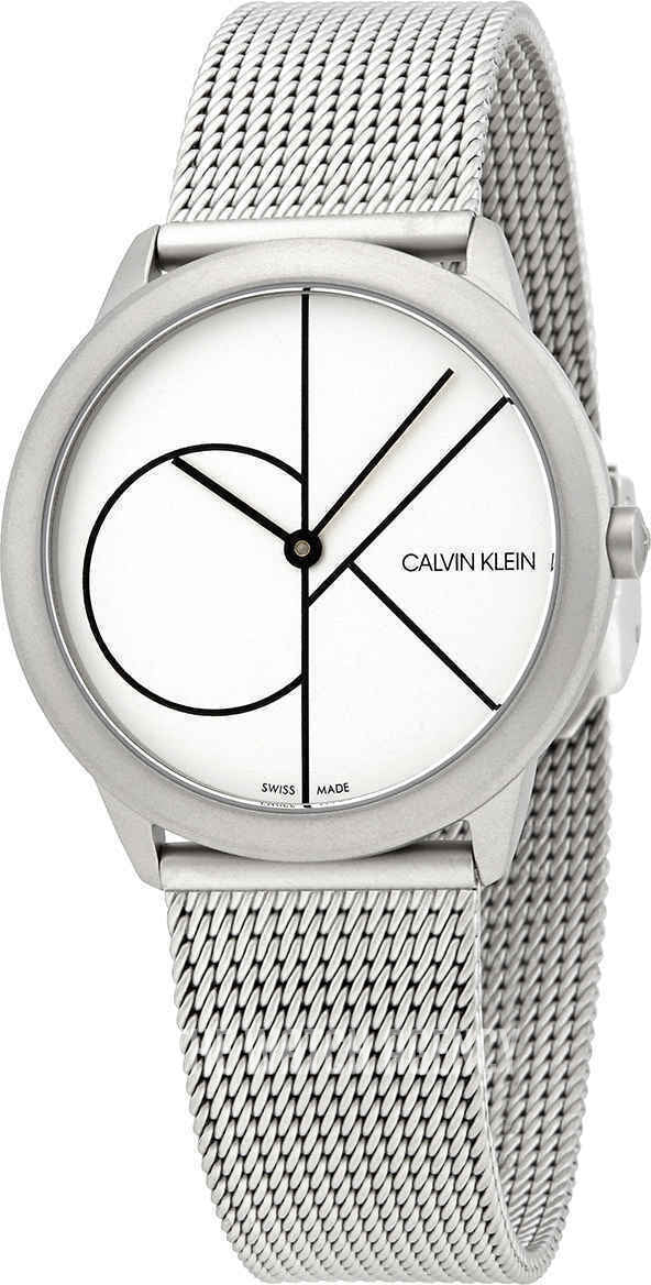 Calvin Klein Minimal ladies watch K3M2212Z with silver mesh band