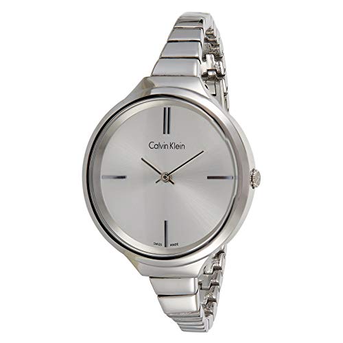 Calvin Klein Lively ladies watch three-quarter view with bracelet
