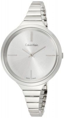 Calvin Klein Lively stainless steel watch with silver dial