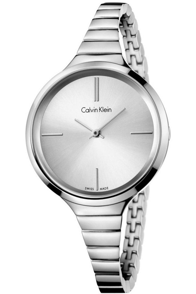 Calvin Klein Lively watch with silver dial and stainless steel bracelet