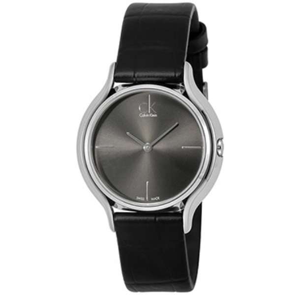 Calvin Klein Skirt watch dial detail showing hour markers and hands