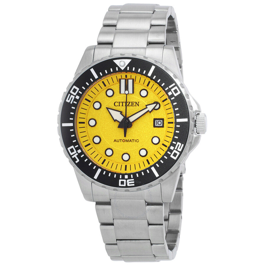 Citizen Automatic Yellow Dial Men's Watch NJ0170-83Z - The Watches Men & Co