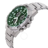 Citizen Brycen Chronograph Eco-Drive Green Dial Men's Watch BL5550-50X - The Watches Men & Co #2