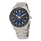 Citizen Chronograph Eco-Drive Blue Dial Men's Watch CA4500-91L - The Watches Men & Co