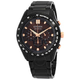 Citizen Chronograph Eco-Drive Brown Dial Men's Watch CA4534-81X - The Watches Men & Co