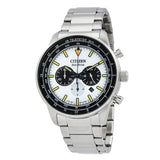 Citizen Chronograph Eco-Drive White Dial Men's Watch CA4500-91A - The Watches Men & Co
