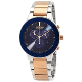 Citizen Chronograph GMT Eco-Drive Blue Dial Men's Watch AT2244-84L - The Watches Men & Co