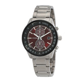 Citizen Chronograph Quartz Red Dial Men's Watch CA7034-96W - The Watches Men & Co