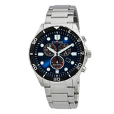 Citizen Eco-Drive Chrono Sporty-Aqua Chronograph Blue Dial Men's Watch AT2560-84L - The Watches Men & Co