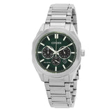 Citizen Eco-Drive Chronograph Green Dial Men's Watch CA4590-81X - The Watches Men & Co