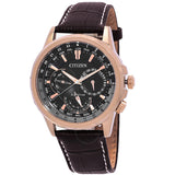 Citizen Eco-Drive World Time Chronograph Black Dial Men's Watch BU2023-12E - The Watches Men & Co