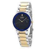 Citizen Eco-Drive Blue Dial Two-Tone Men's Watch AU1064-85L - The Watches Men & Co