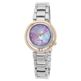 Citizen L Eco-Drive Diamond Pink Mother of Pearl Dial Ladies Watch EM1114-80Y - The Watches Men & Co