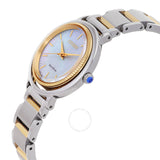 Citizen L Eco-Drive Mother of Pearl Dial Two-Tone Ladies Watch EM1104-83D - The Watches Men & Co #2