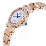 Citizen L Mae Diamond White Mother of Pearl Dial Ladies Watch EM1123-89D - The Watches Men & Co #2