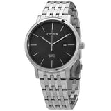 Citizen Quartz Black Dial Stainless Steel Men's Watch BI5070-57H - The Watches Men & Co
