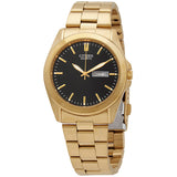 Citizen Quartz Black Dial Yellow Gold-tone Men's Watch BF0582-51F - The Watches Men & Co