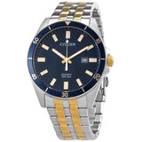Citizen Quartz Blue Dial Two-tone Men's Watch BI5054-53L - The Watches Men & Co