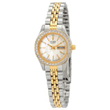 Citizen Quartz Crystal Mother of Pearl Dial Ladies Watch EQ0534-50D - The Watches Men & Co