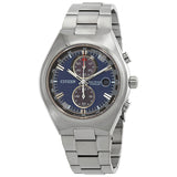 Citizen Super Titanium Chronograph Blue Dial Men's Watch CA7090-87L - The Watches Men & Co