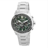 Citizen Super Titanium Chronograph Eco-Drive Green Dial Men's Watch CA4570-88X - The Watches Men & Co