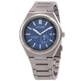 Citizen Zenshin Automatic Blue Dial Men's Watch NJ0180-80L - The Watches Men & Co