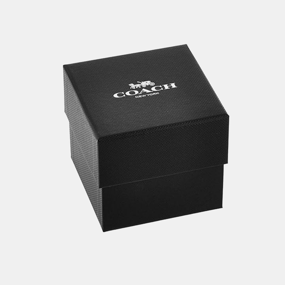 COACH black presentation box with logo for Elliot watch