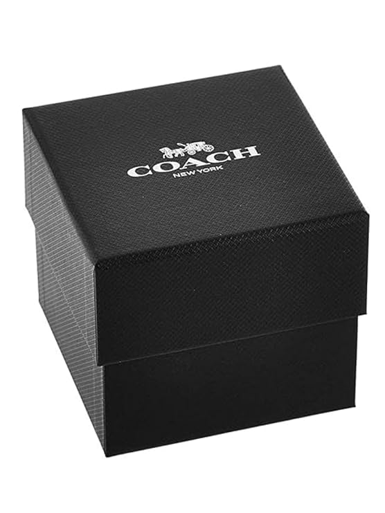 Coach Greyson watch gift box with Coach New York branding