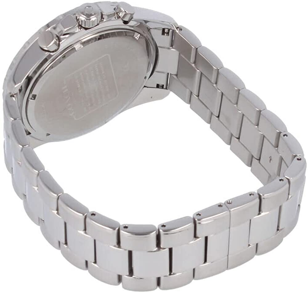 Coach Kent stainless steel three-link bracelet with secure clasp closure