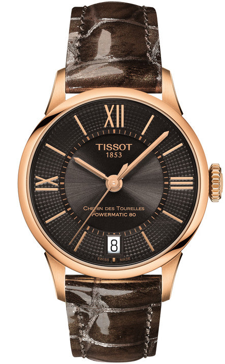 Tissot Chemin des Tourelles Automatic Brown Dial Ladies Watch T099.207.36.448.00 T099.207.36.448.00 - Image 1