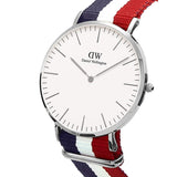 Daniel Wellington Cambridge 40mm Men's Silver Watch DW00100017