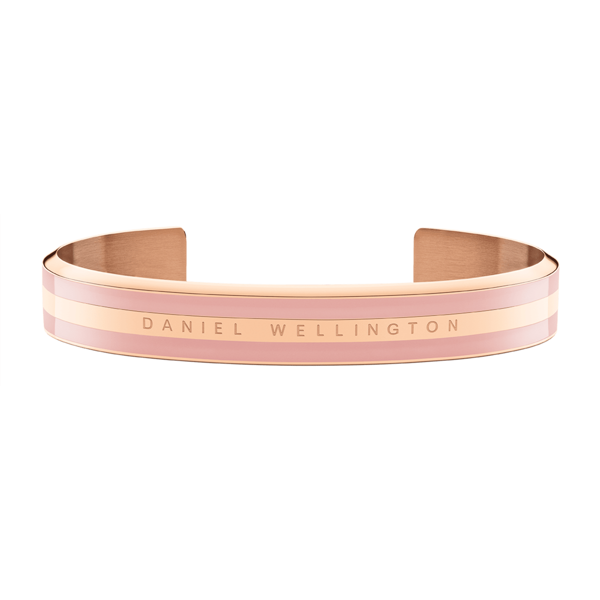 Daniel Wellington Classic bracelet in dusty rose gold with engraved branding