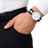 Daniel Wellington Classic Glasgow 40mm Men's Silver Watch DW00100018