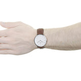 Daniel Wellington White Classic St Mawes 40mm Men's Silver Watch DW00100021 - Kiwi Watches