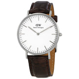 Daniel Wellington Classic York 36mm Women's Silver Watch