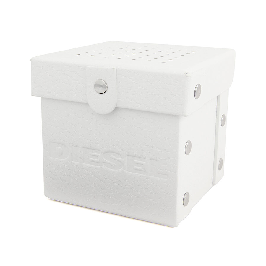 Diesel Badass watch original white packaging box with Diesel branding