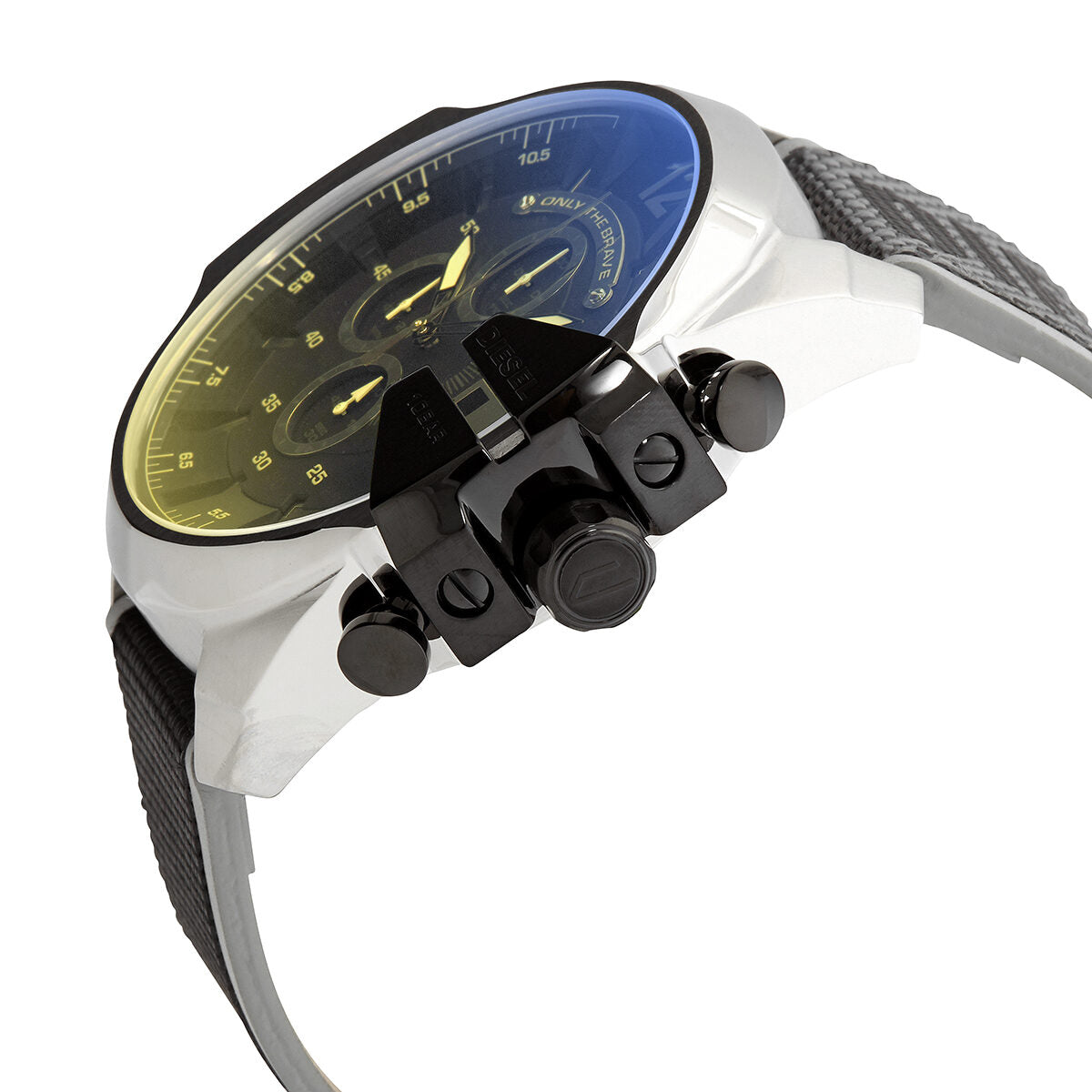 Diesel Mega Chief Quartz Black Iridescent Dial Men's Watch #DZ4523 - The Watches Men & CO #2