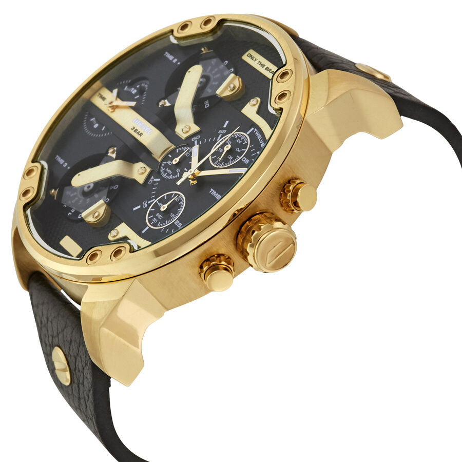 Diesel Mr. Daddy 2.0 Black Dial Men's Chronograph Watch #DZ7371 - The Watches Men & CO #2
