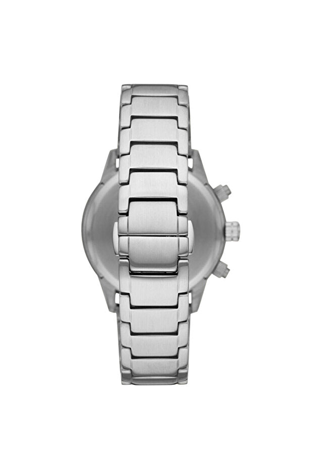 Caseback view of Emporio Armani AR11306 chronograph watch