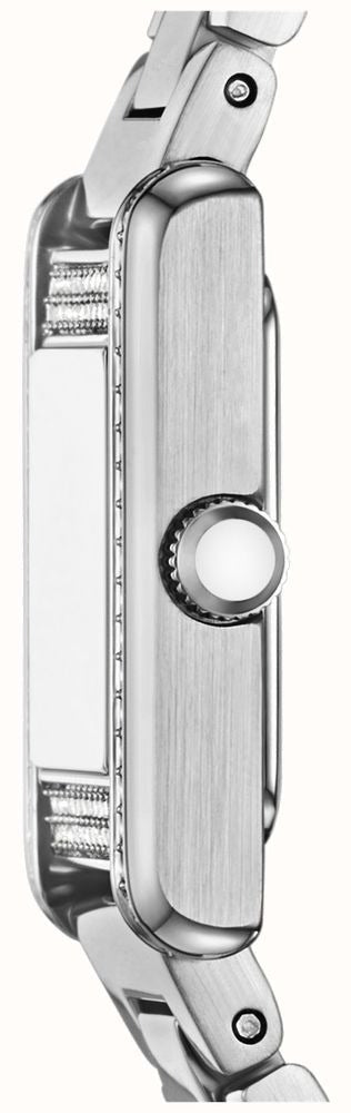 Side profile of Emporio Armani AR11662 showing case thickness and bracelet construction