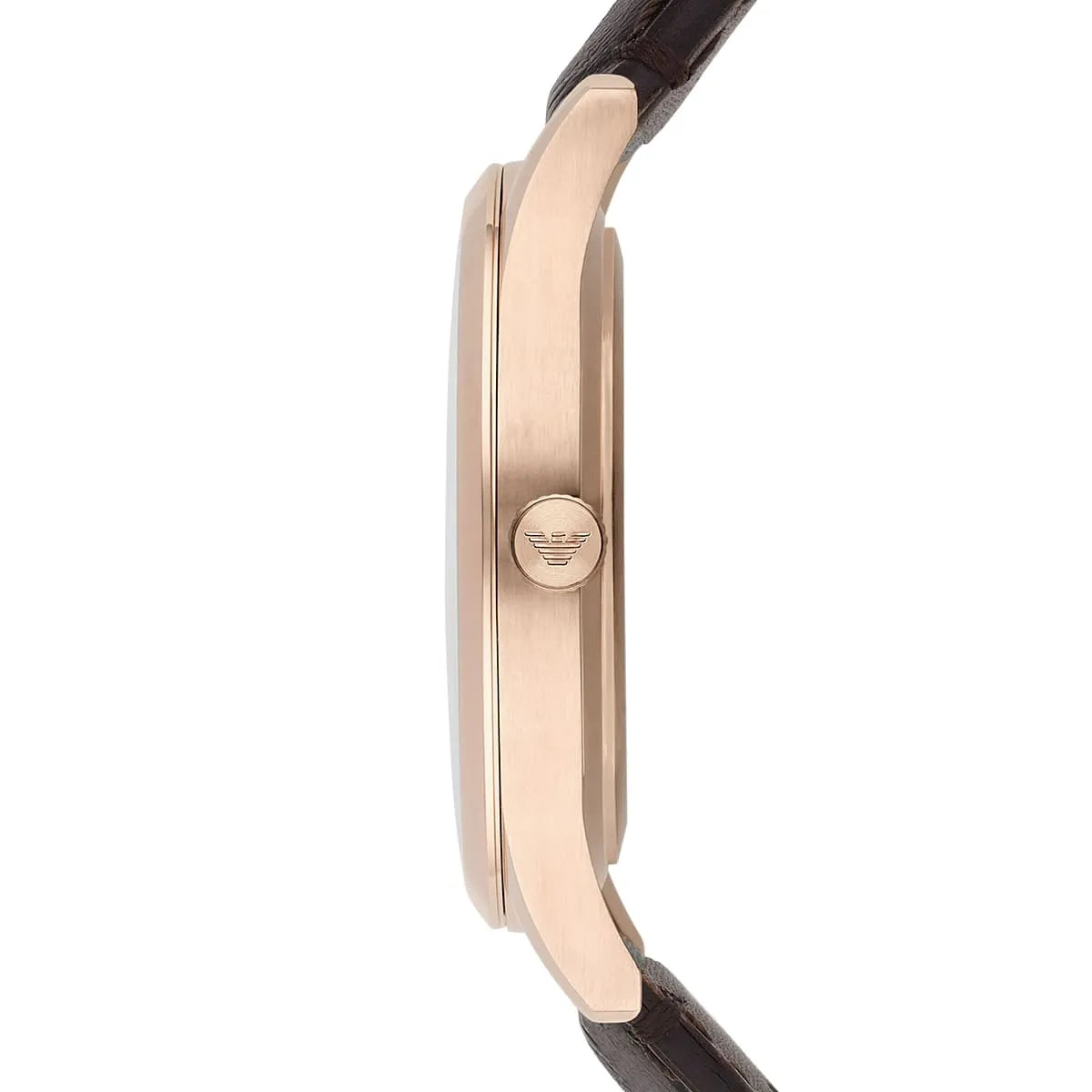 Emporio Armani AR1915 case side view showing crown and thickness