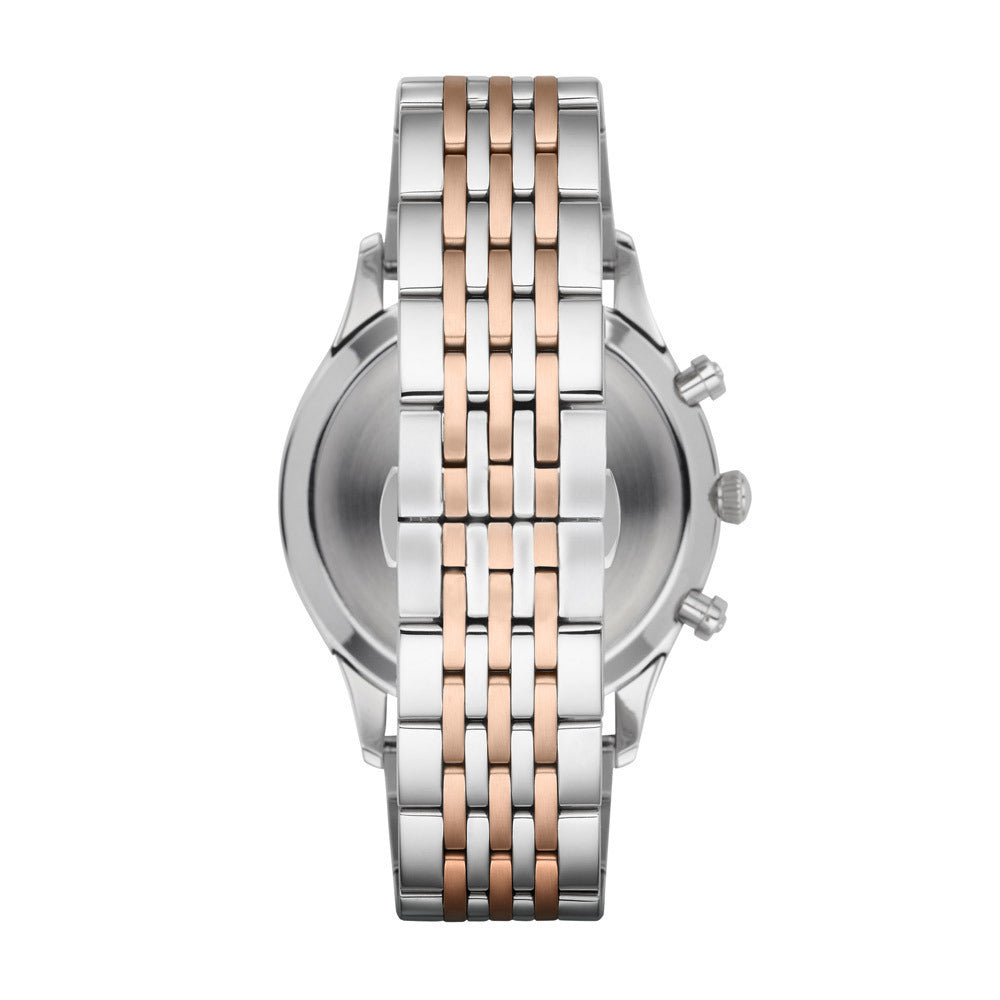Emporio Armani Beta Chronograph Grey Dial Two-tone Men’s Watch AR1864 - Watch